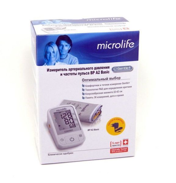 Тонометр автомат Microlife BP A2 Basic ML-BP A2 фотография